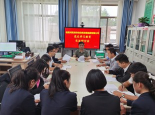 腾博会官网召开党史学习教育交流研讨会